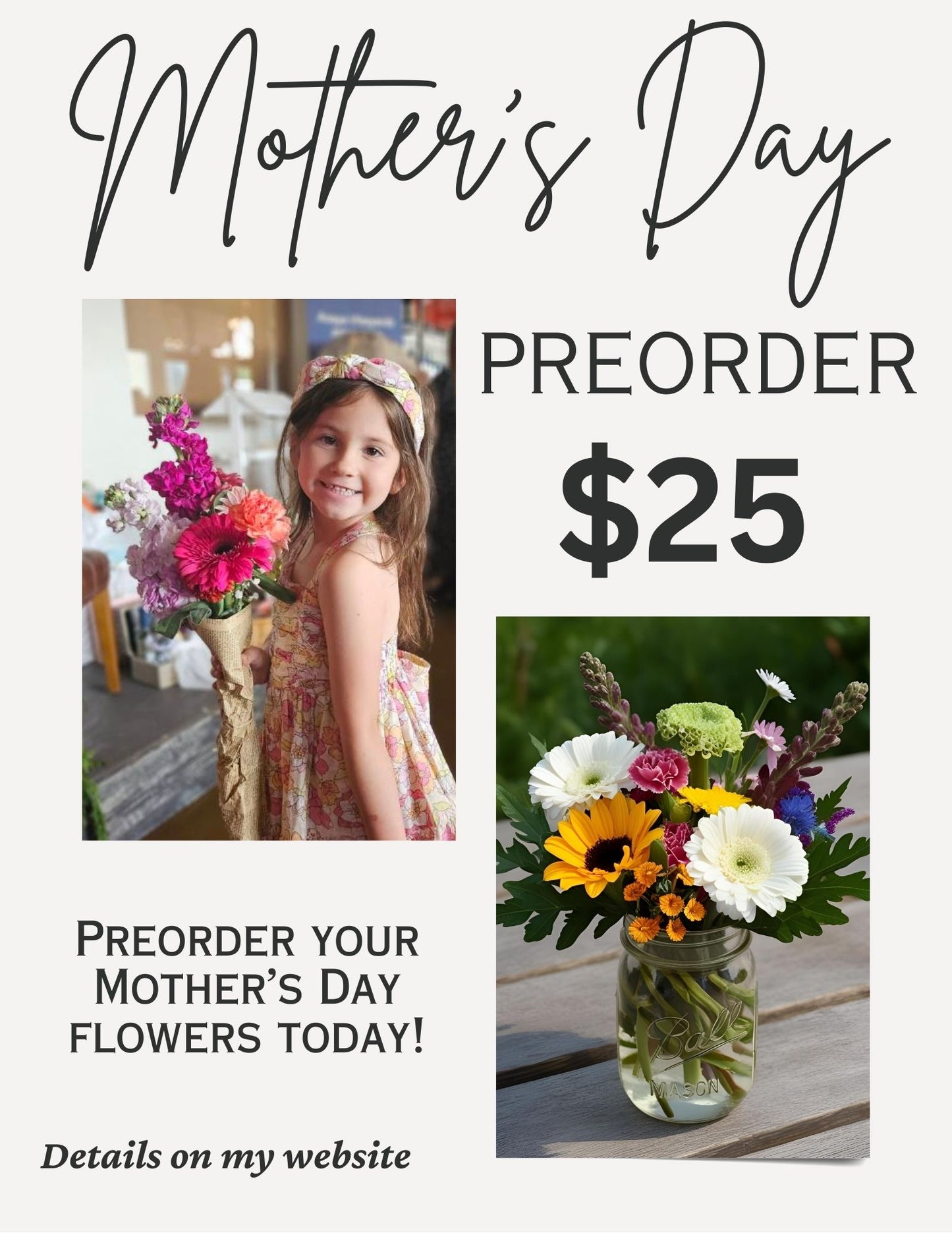 Mother's Day Small Bouquet PRE-ORDER